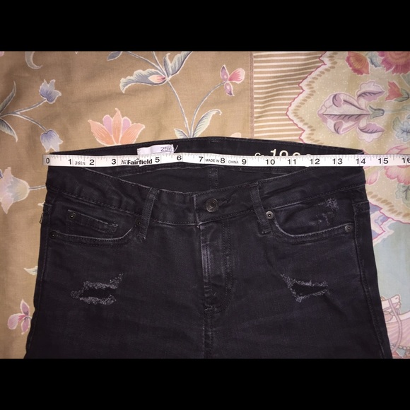 Black distressed high rise boyfriend jeans - Picture 4 of 4