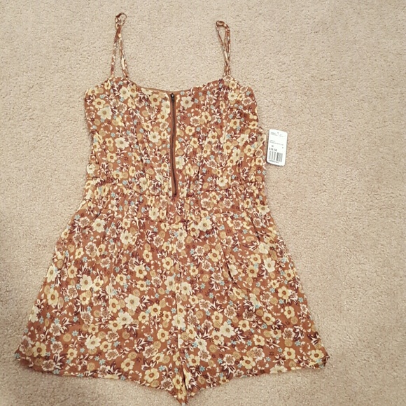 Forever 21 floral romper