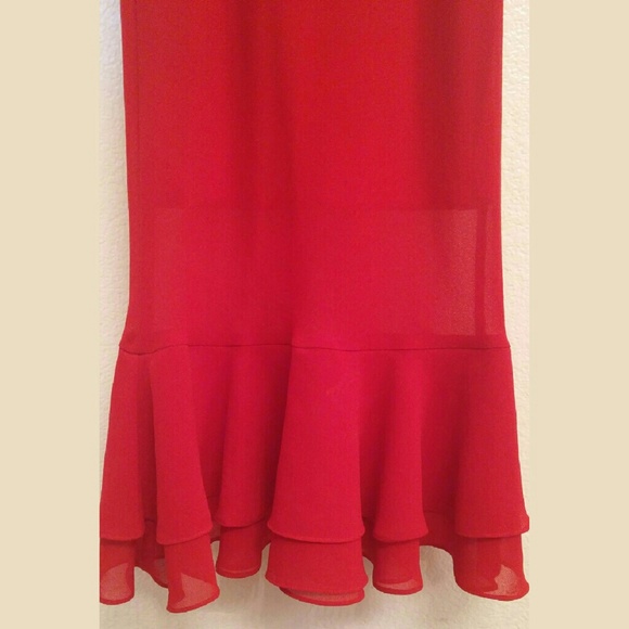 Cherry red Bebe gown xs - Picture 3 of 3