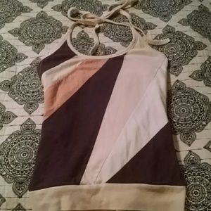 Multi colored American Eagle halter top