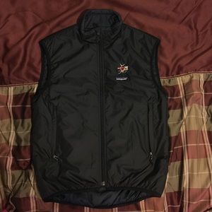 Patagonia black Fat Tire🍺 Vest size S