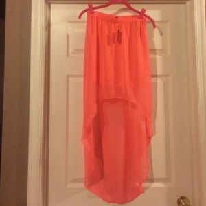 Express high low skirt
