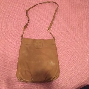 Authentic brown Tory Burch satchel/ cross body!