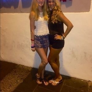 Pacsun White Patterned Tank