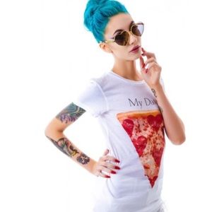 Wildfox My Date Pizza shirt