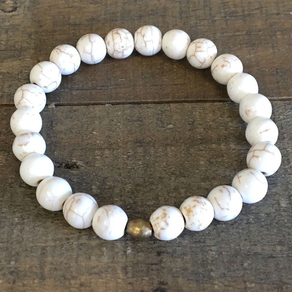 Anthropologie Jewelry - 💜SALE💜Calming Howlite Bracelet