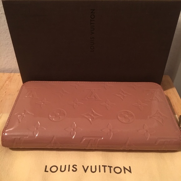 ❤️Sold❤️Louis Vuitton Vernis Zippy wallet rose - Picture 2 of 4