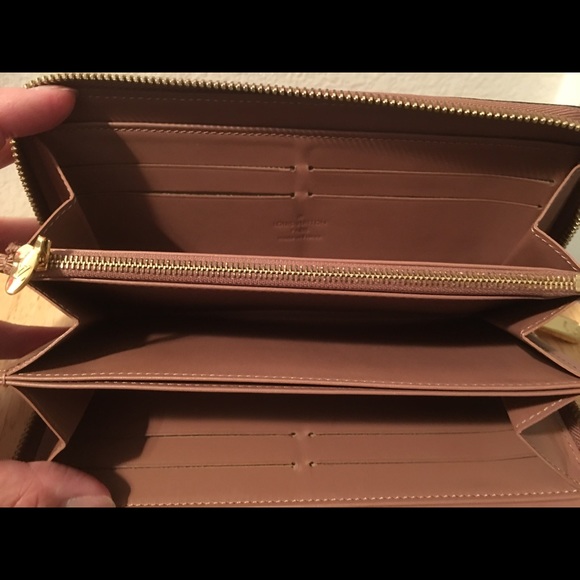 ❤️Sold❤️Louis Vuitton Vernis Zippy wallet rose - Picture 3 of 4