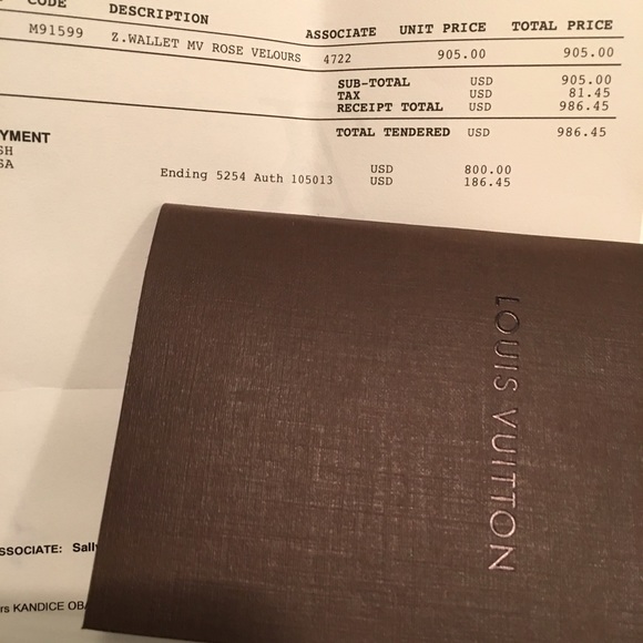 ❤️Sold❤️Louis Vuitton Vernis Zippy wallet rose - Picture 4 of 4