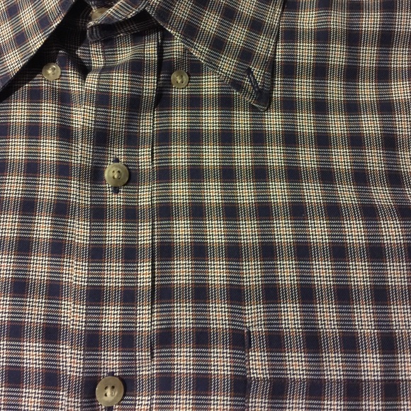 Black Brown men's long sleeve dress shirt - Picture 3 of 3