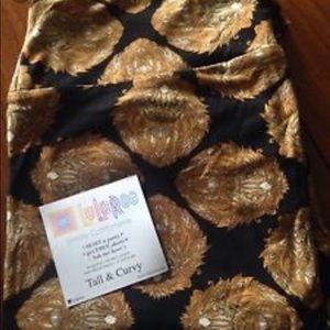 Lularoe Black Lion Leggings TC