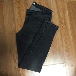 Faded Black Jeggings