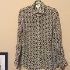 Talbots brown blouse Talbots brown blouse