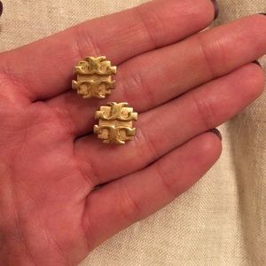 Tory Burch gold studs