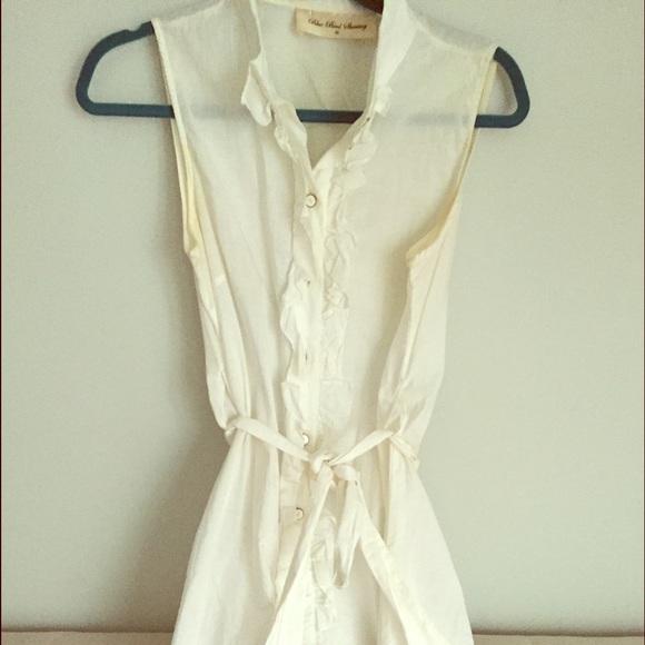 Anthropologie  white shirt dress - Picture 1 of 4