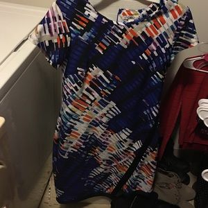 Cato form fitting multi colored dress