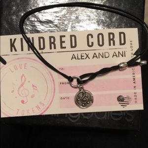 Alex and Ani music pull cord bracelet