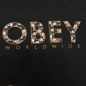 Floral Obey Crew Neck