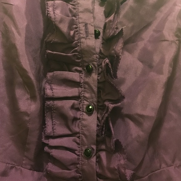 Purple ruffle tank - Picture 3 of 4