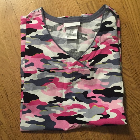 ScrubStar camouflage scrub top
