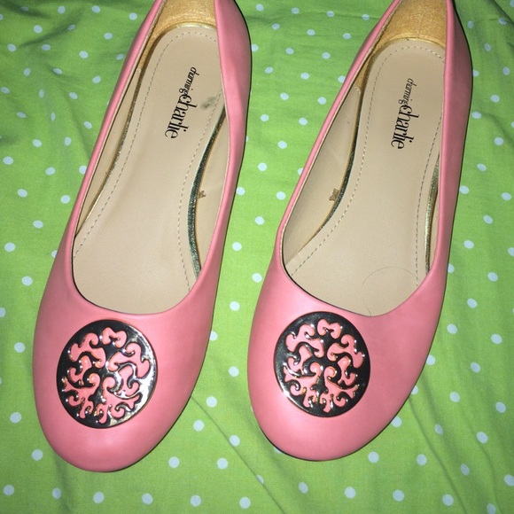 Pink charming Charlie flats