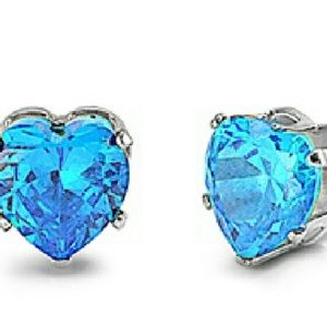 8mm Heart Shape Earrings