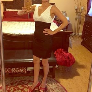 Nikibiki black and white mini dress, size S