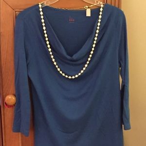 Royal blue, lightweight sweater