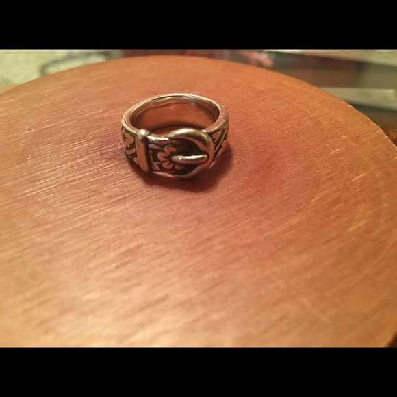 James Avery Sterling Silver Belt & Floral Ring