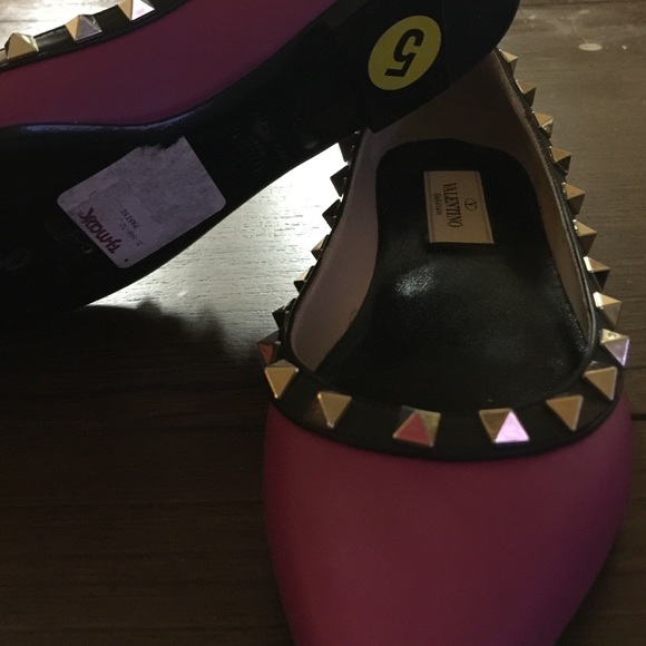 Valentino Rockstud Flats - Picture 2 of 4