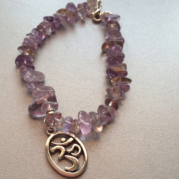 🍁🌻GREAT FOR ARTHRITIS Amethyst w/Ohm Symbol🍁🍁 - Picture 4 of 4