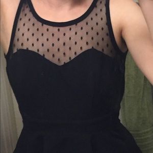 Delia's Black and Lace Dress