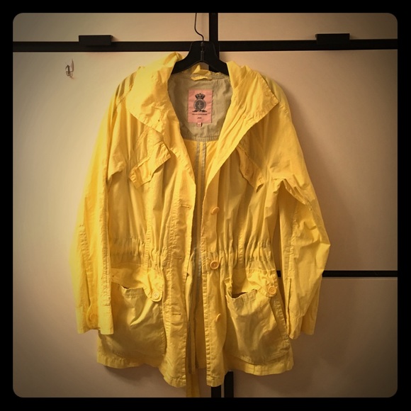 Juicy couture yellow coat