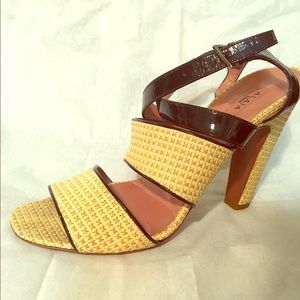 Alaia Paris woven straw