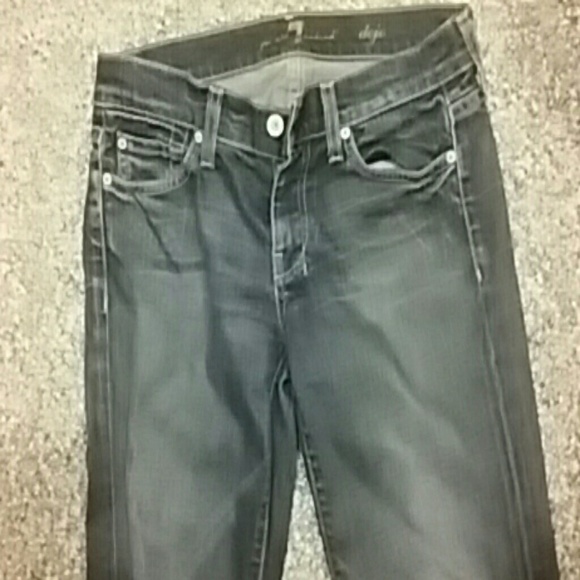 7 for All Mankind denim capri pants - Picture 4 of 4