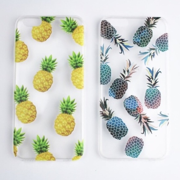 Accessories - Sale! Yellow pineapple case for iPhone 6 and 6s