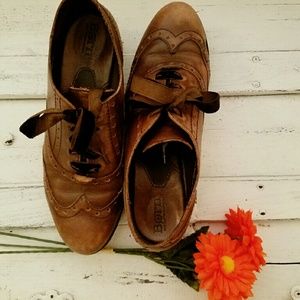 Brown Oxfords