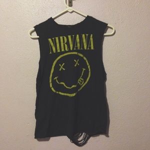 F21 Nirvana Muscle tank