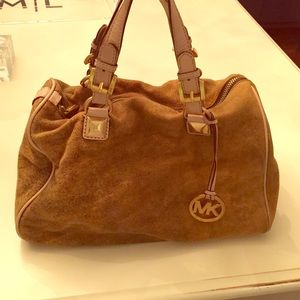 Michael Kors Camel Suede Bag