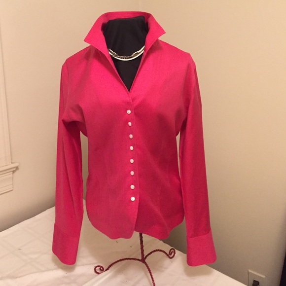 Talbots' Pink Button Down