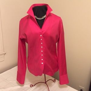 Talbots' Pink Button Down
