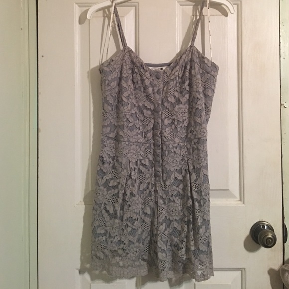 Gray Lace Romper!!