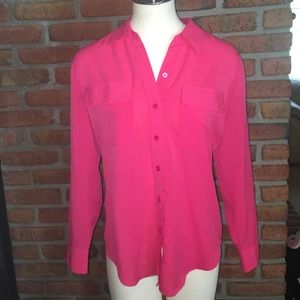 Hot pink blouse