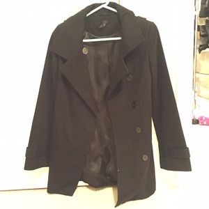 Topshop Black Coat