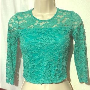 Lace crop top