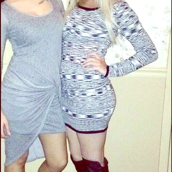 Sexy long sleeve bodycon dress