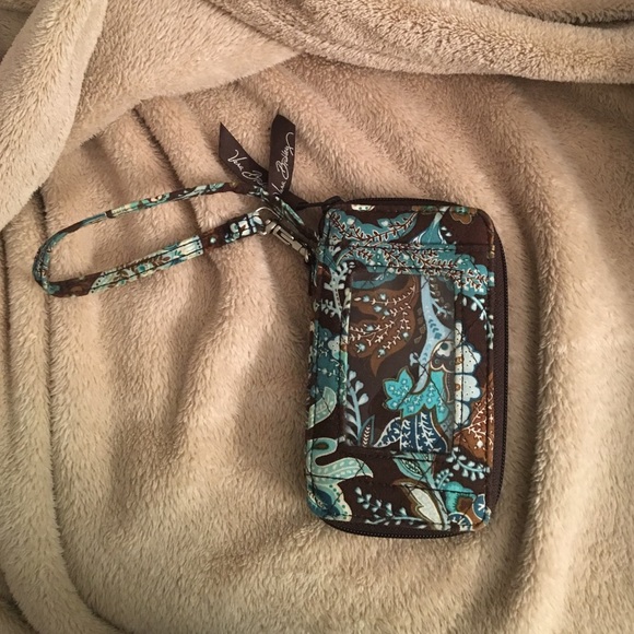 Vera Bradley wristlet *Java Blue* discontinued