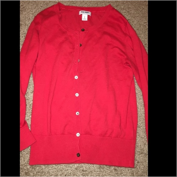 NEW red old navy cardigan