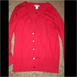 NEW red old navy cardigan