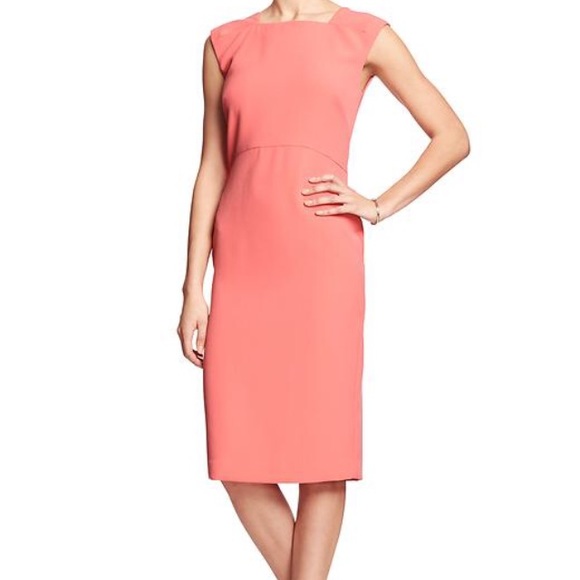 NWT Banana Republic Crepe Sheath Dress 8 - Picture 4 of 4